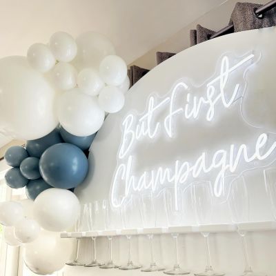 Timeless Party Rentals Champagne Wall