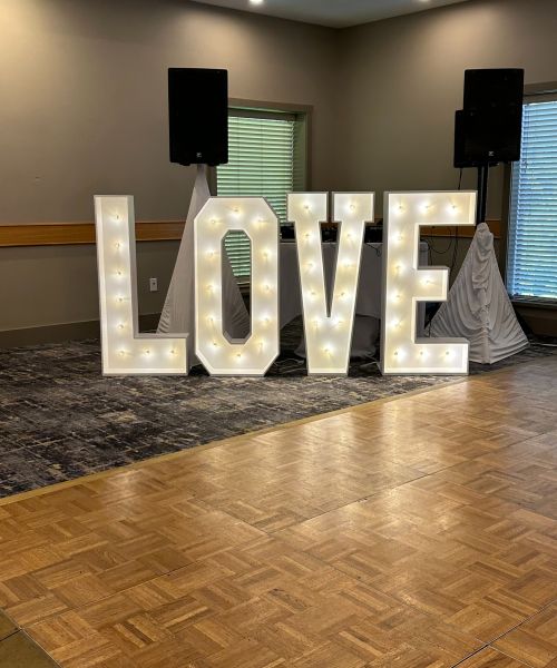 Marquee Letters Love Display Rentals